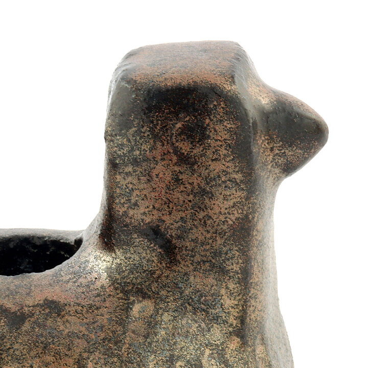 Lars Bergsten (1960s) Rustic Bird Candleholder 8 cm (1)