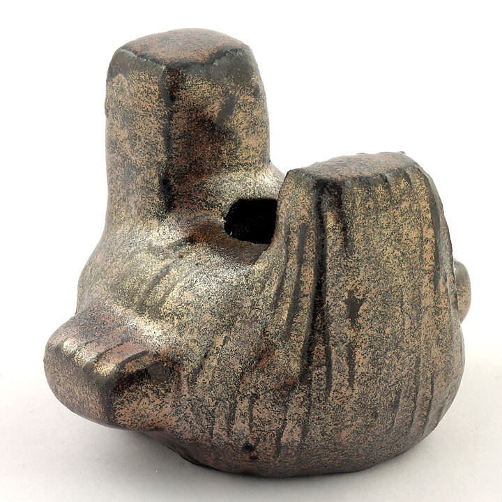 Lars Bergsten (1960s) Rustic Bird Candleholder 8 cm (1)