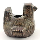 Lars Bergsten (1960s) Rustic Bird Candleholder 8 cm (1)