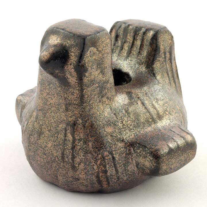 Lars Bergsten (1960s) Rustic Bird Candleholder 8 cm (1)