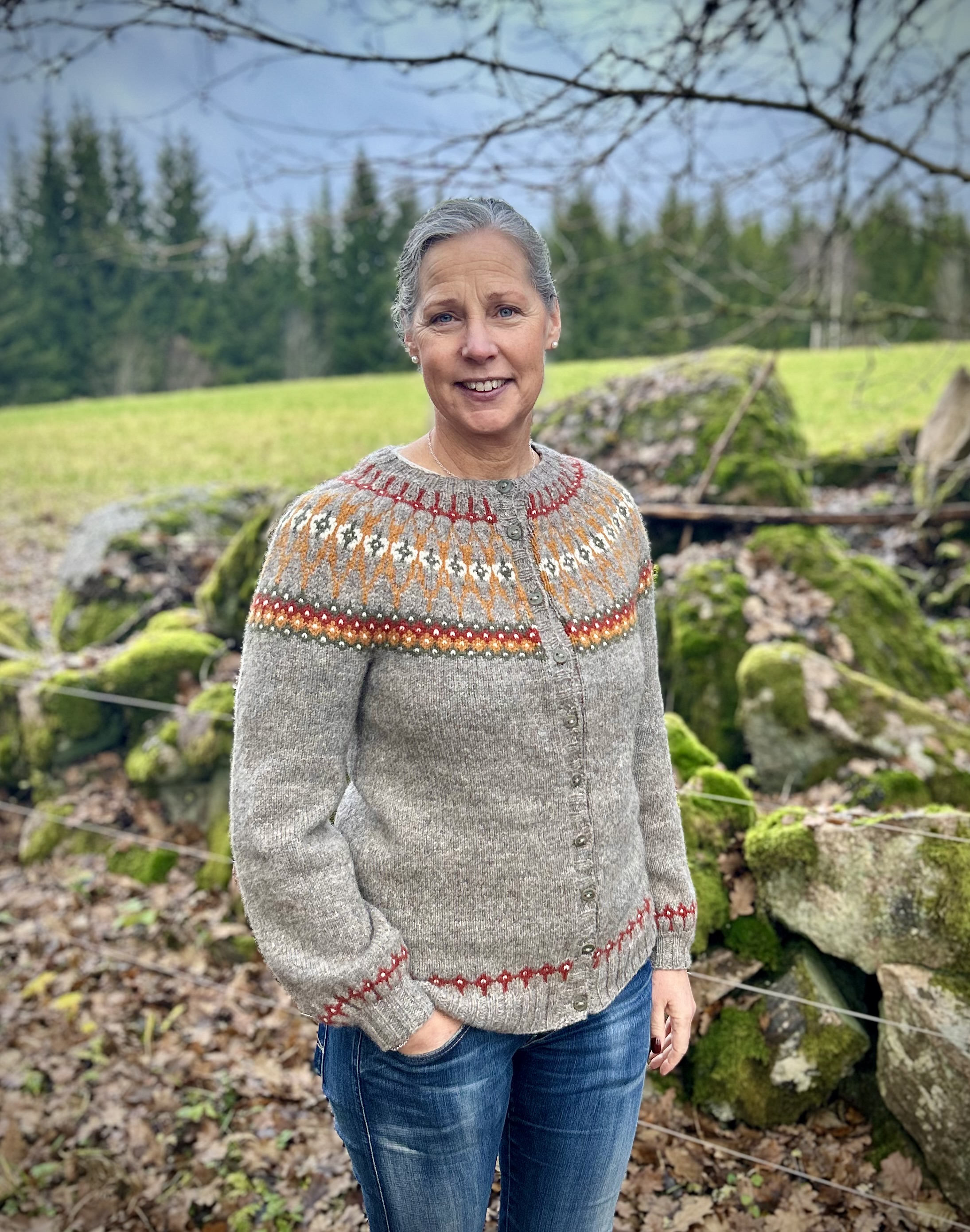 Yarn package for Handvikskofta