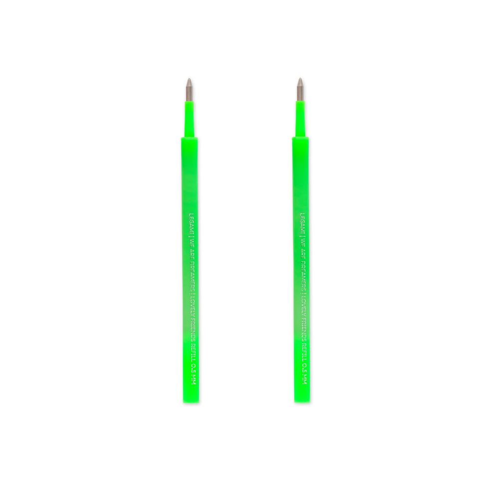 Refills til Lovely friends/Cuddling pets pens, 2 stk., Neongrøn - 2