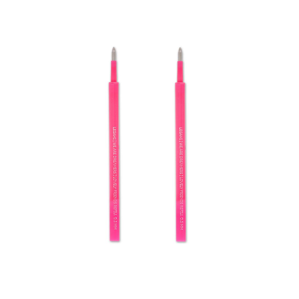 Refills til Lovely friends/Cuddling pets pens, 2 stk., Neonrosa - 2