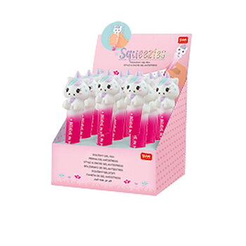 Squishy gel pen, Unicorn, Sort