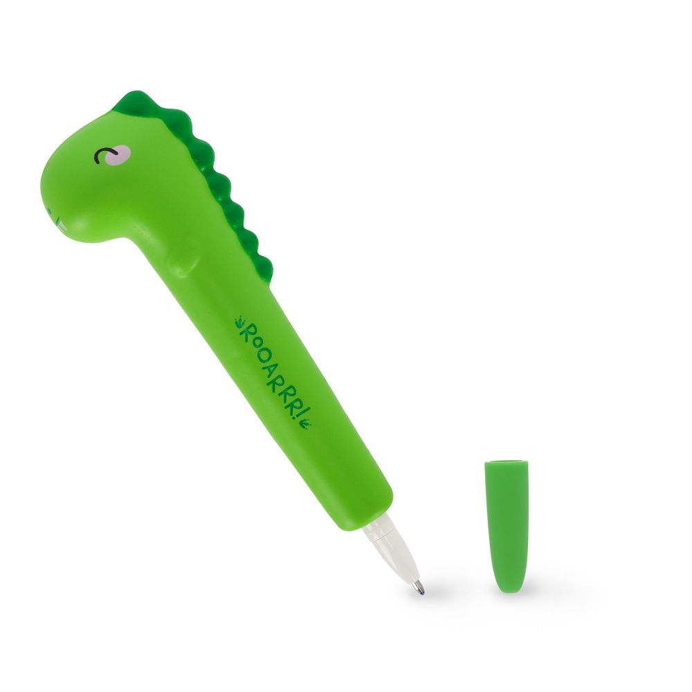 Squishy gel pen, Dino, Blå - 3