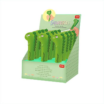 Squishy gel pen, Dino, Blå