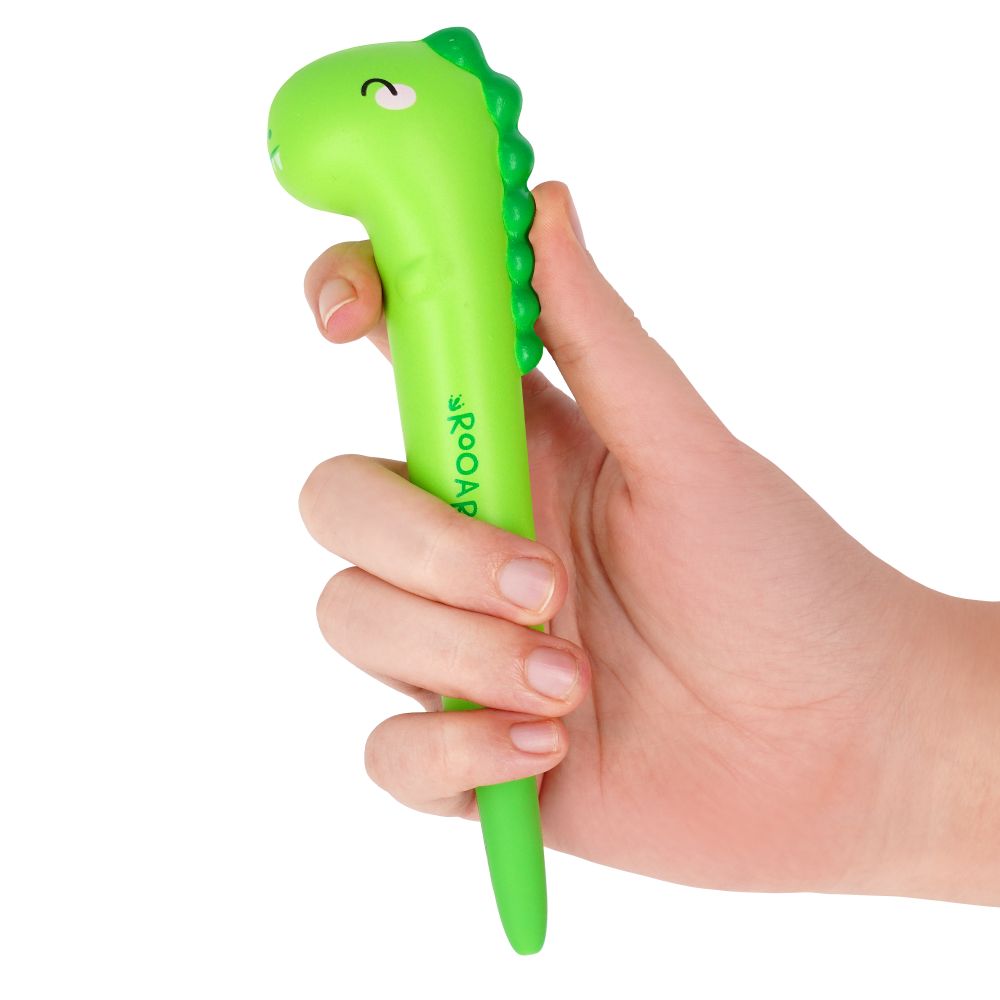 Squishy gel pen, Dino, Blå - 4