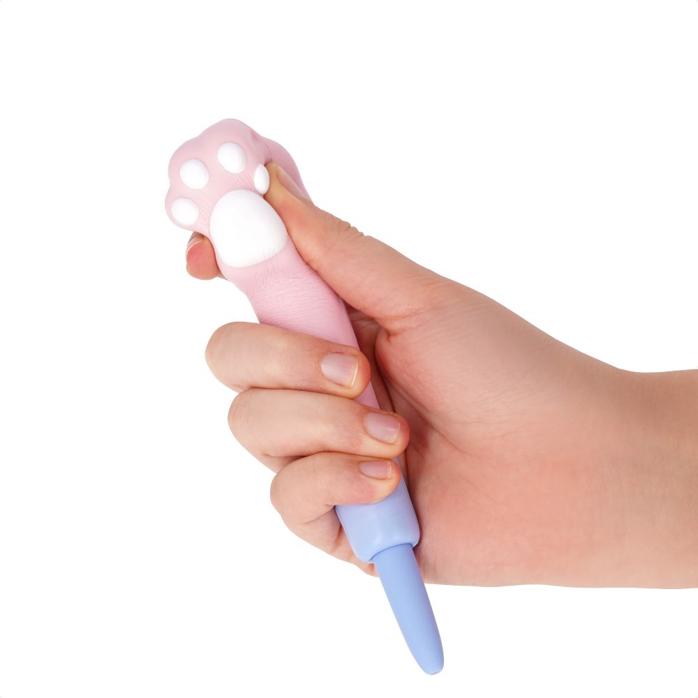 Squishy gel pen, Kitty, Blå - 5