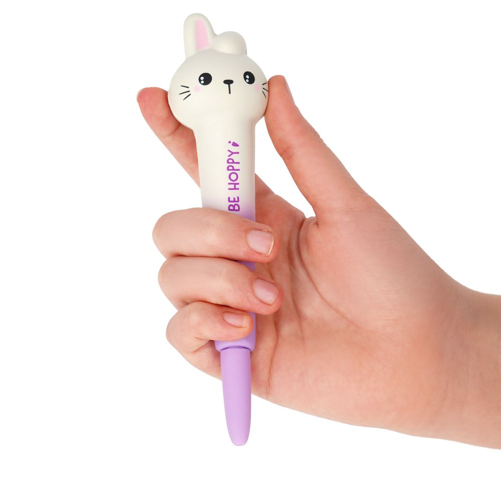 Squishy gel pen, Bunny, Sort - 4