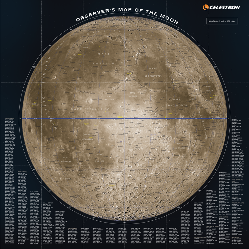 CELESTRON MOON MAP - 2