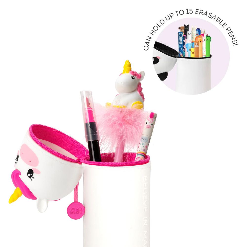 Pennfodral av silikon, Kawaii, Unicorn - 4