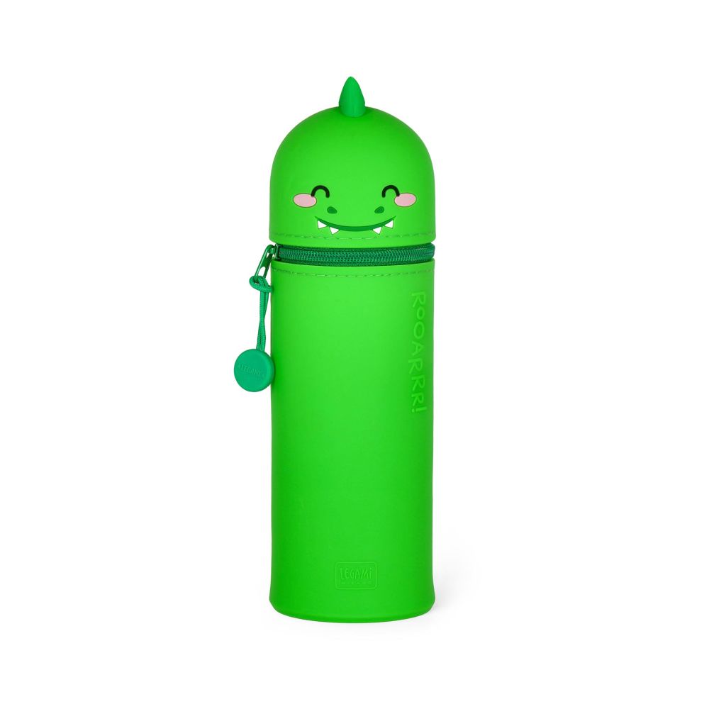 Pennfodral av silikon, Kawaii, Dino - 2