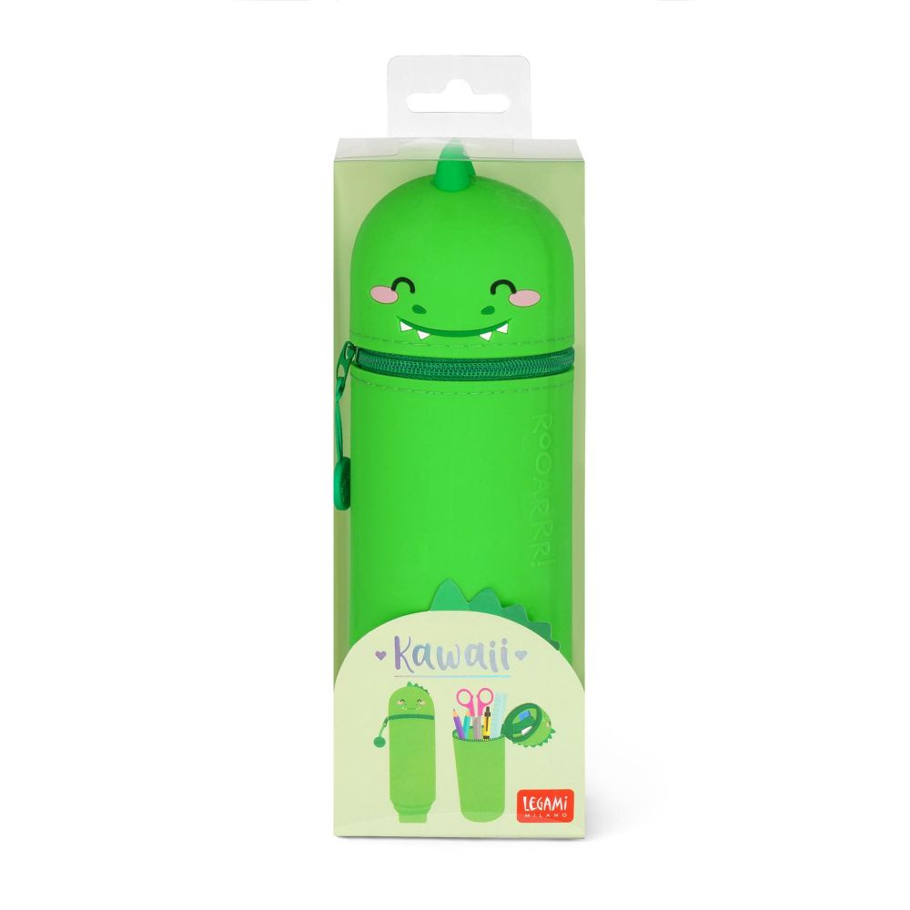 Pennfodral av silikon, Kawaii, Dino