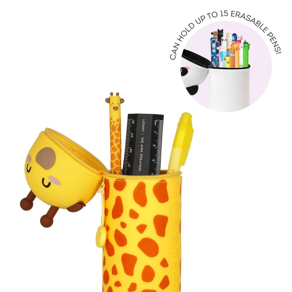 Pennfodral av silikon, Kawaii, Giraffe - 4