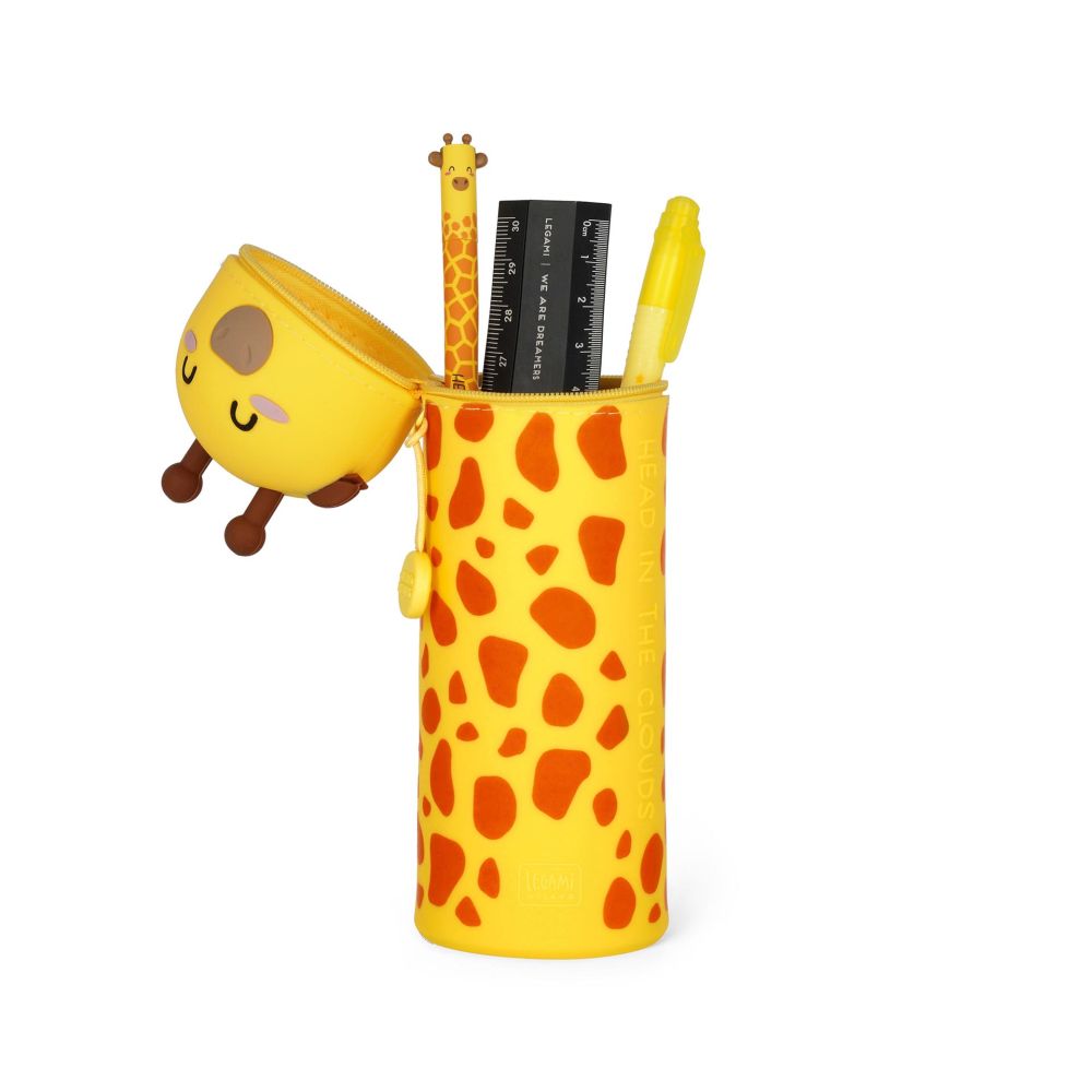 Pennfodral av silikon, Kawaii, Giraffe - 3
