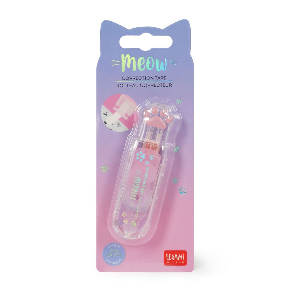 Meow Kitty, correction tape, korrigeringstejp