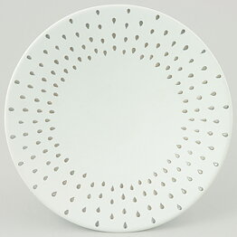 Stig Lindberg (Filigran 1951) Bowl with Silver Raindrops Decor 17 cm