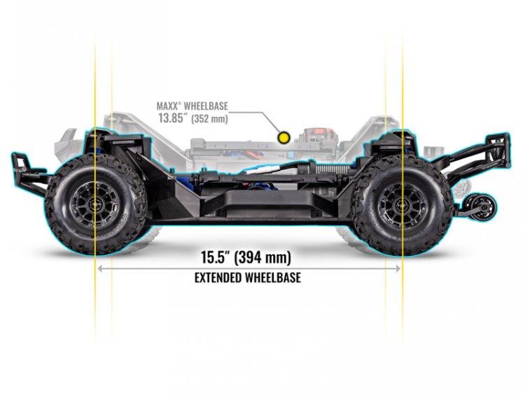 Traxxas Maxx Slash 6s Short Course Truck Blå - 12