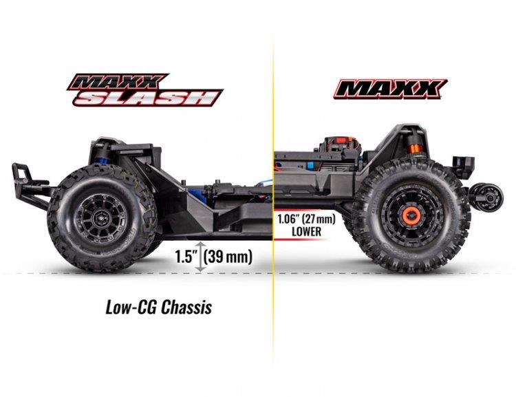 Traxxas Maxx Slash 6s Short Course Truck Blå - 11