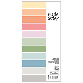 MODASCRAP COLOR PALETTE - BUNNY KISSES 6X12"