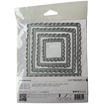 MODASCRAP-  DIE  SCALLOP SQUARES