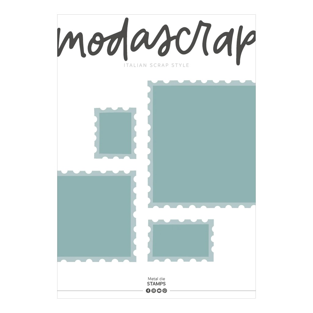 MODASCRAP DIE - STAMPS- postage