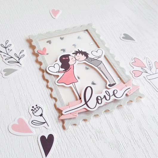 MODASCRAP DIE - STAMPS- postage - 3