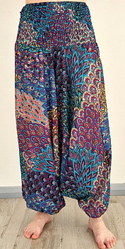  Haremsbyxor - Baggy - Thin Rayon - Multi