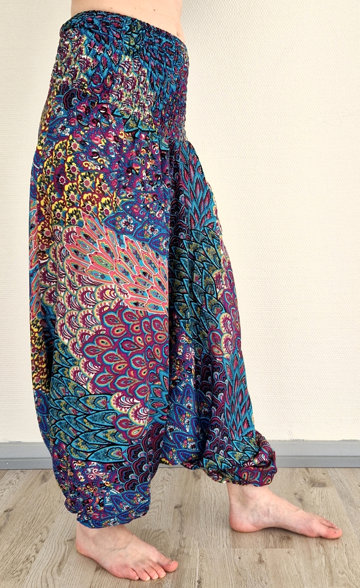  Haremsbyxor - Baggy - Thin Rayon - Multi - 3
