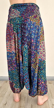  Haremsbyxor - Baggy - Thin Rayon - Multi