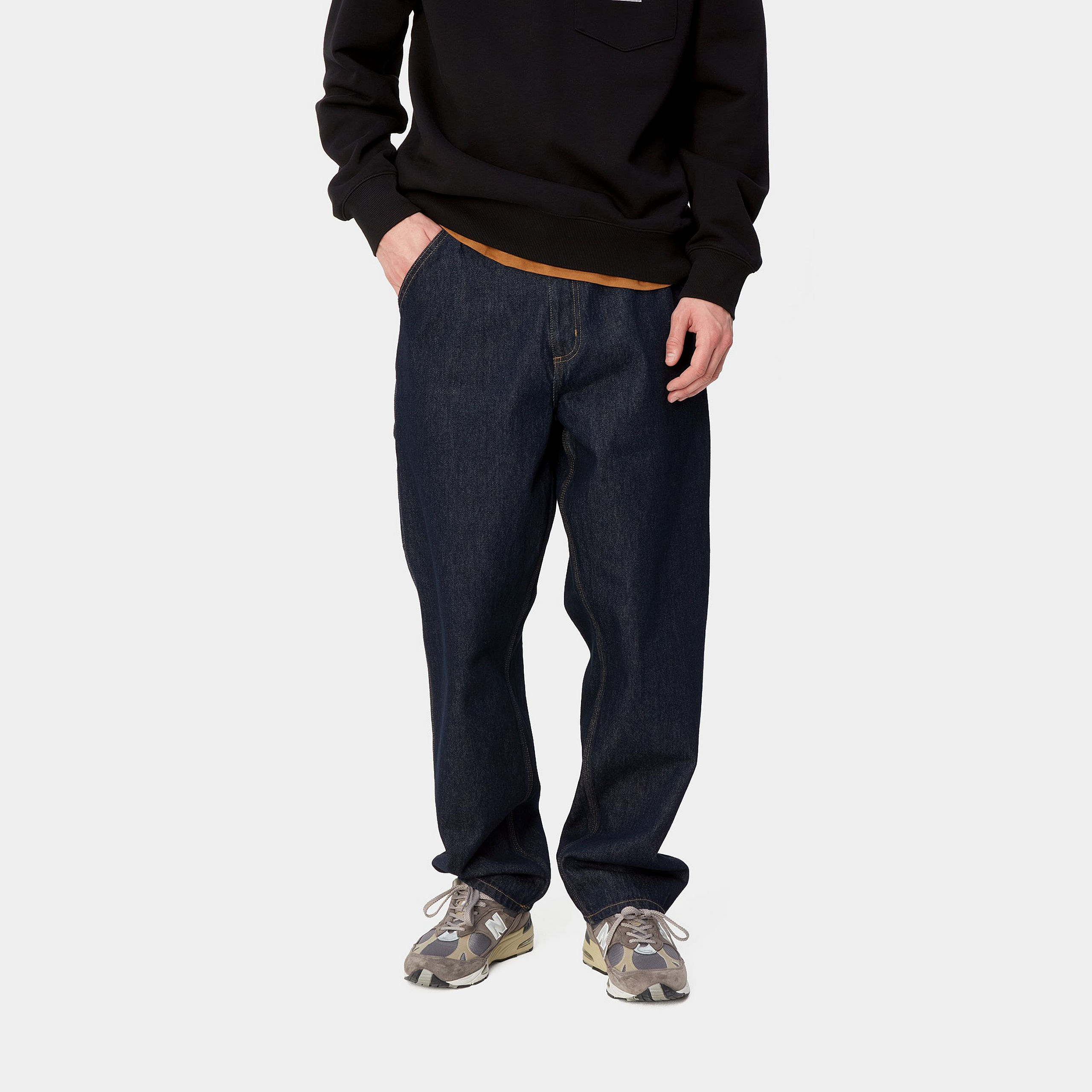 Carhartt WIP Single Knee Blue Rinsed Jeans