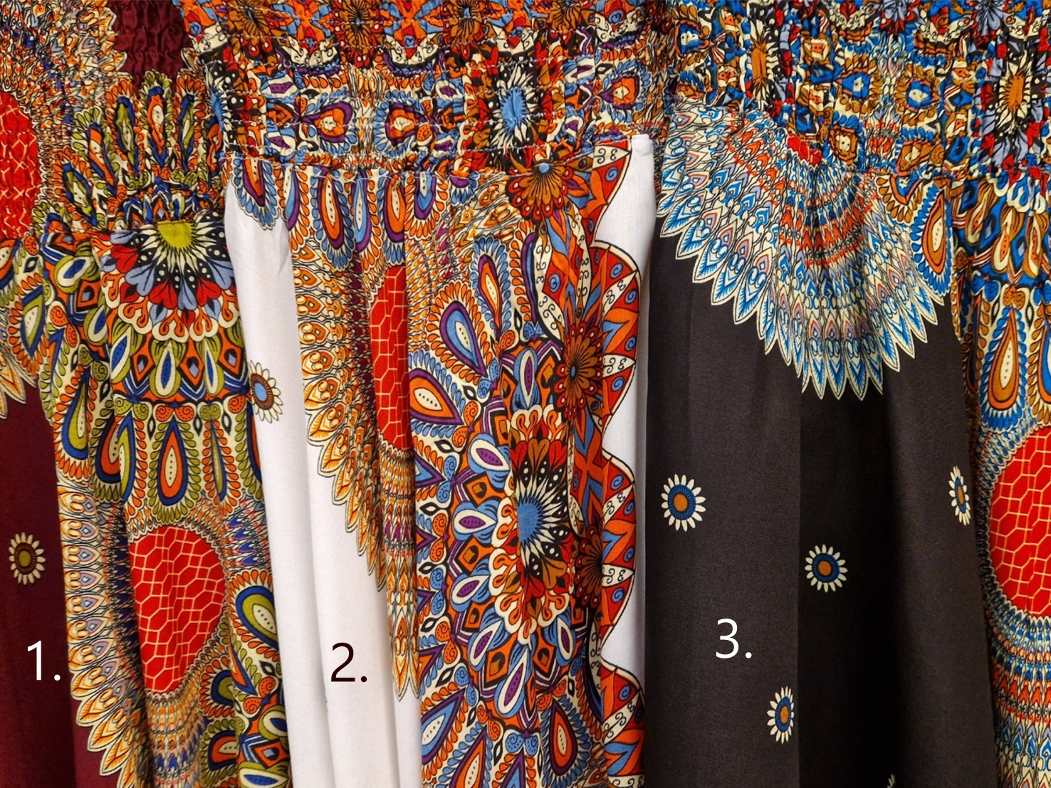  Haremsbyxor - Baggy - Thin Rayon - Mandala med Solrosor - 4