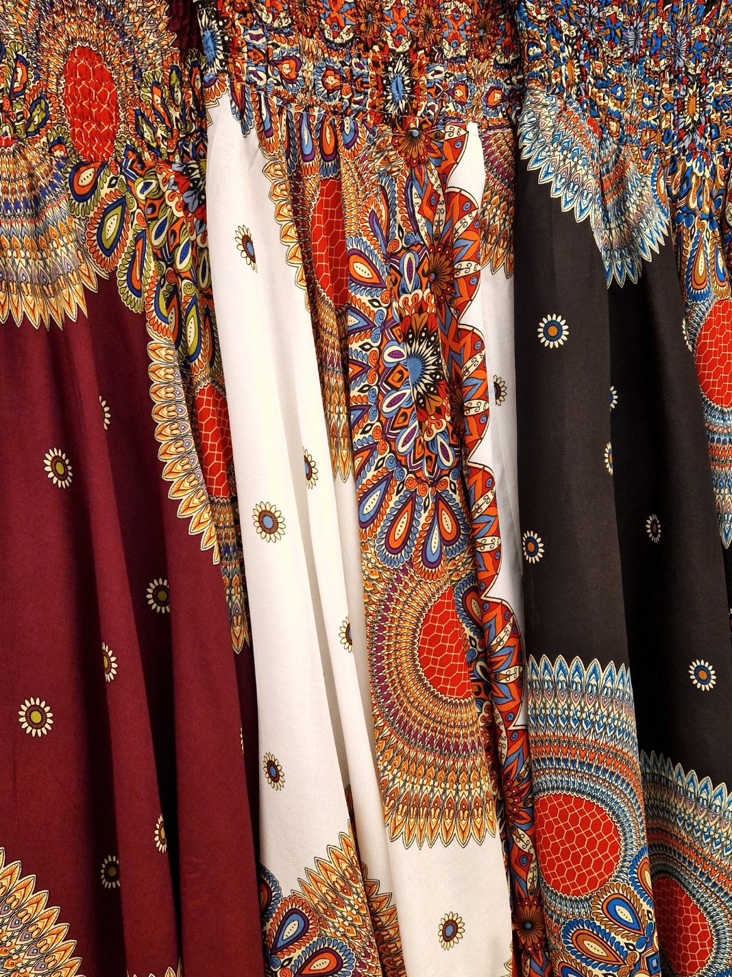  Haremsbyxor - Baggy - Thin Rayon - Mandala med Solrosor - 5
