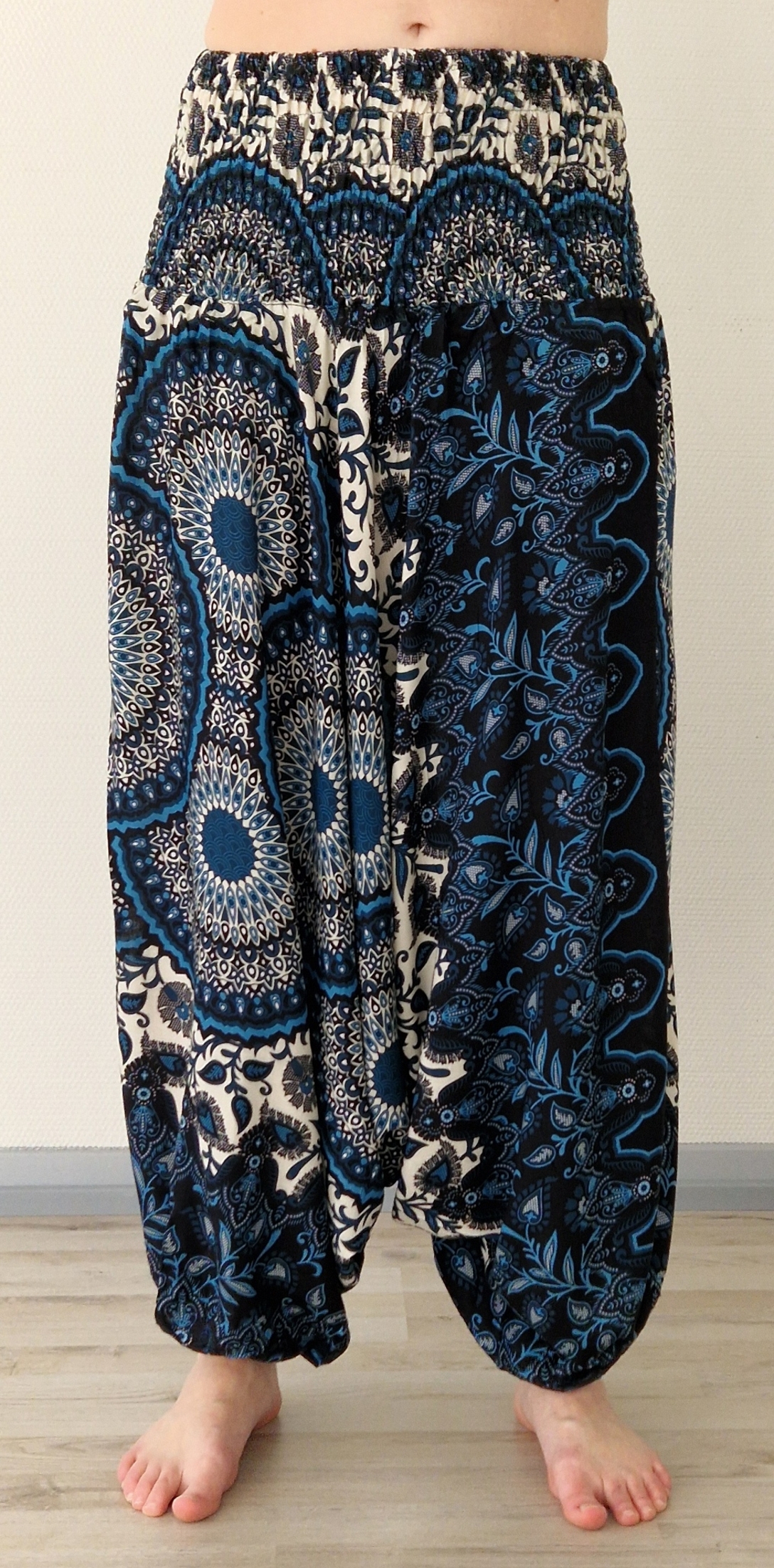  Haremsbyxor - Baggy - Thin Rayon - Mandala Multi - 2