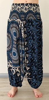  Haremsbyxor - Baggy - Thin Rayon - Mandala Multi
