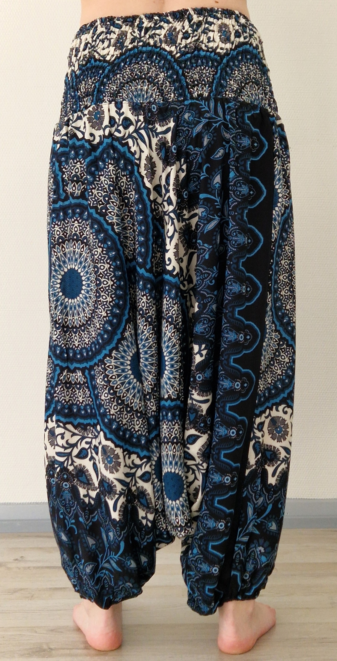  Haremsbyxor - Baggy - Thin Rayon - Mandala Multi - 3