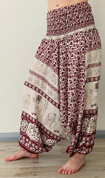  Haremsbyxor - Baggy - Thin Rayon - Elefanter
