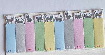 Post it katter "Svarta katter"