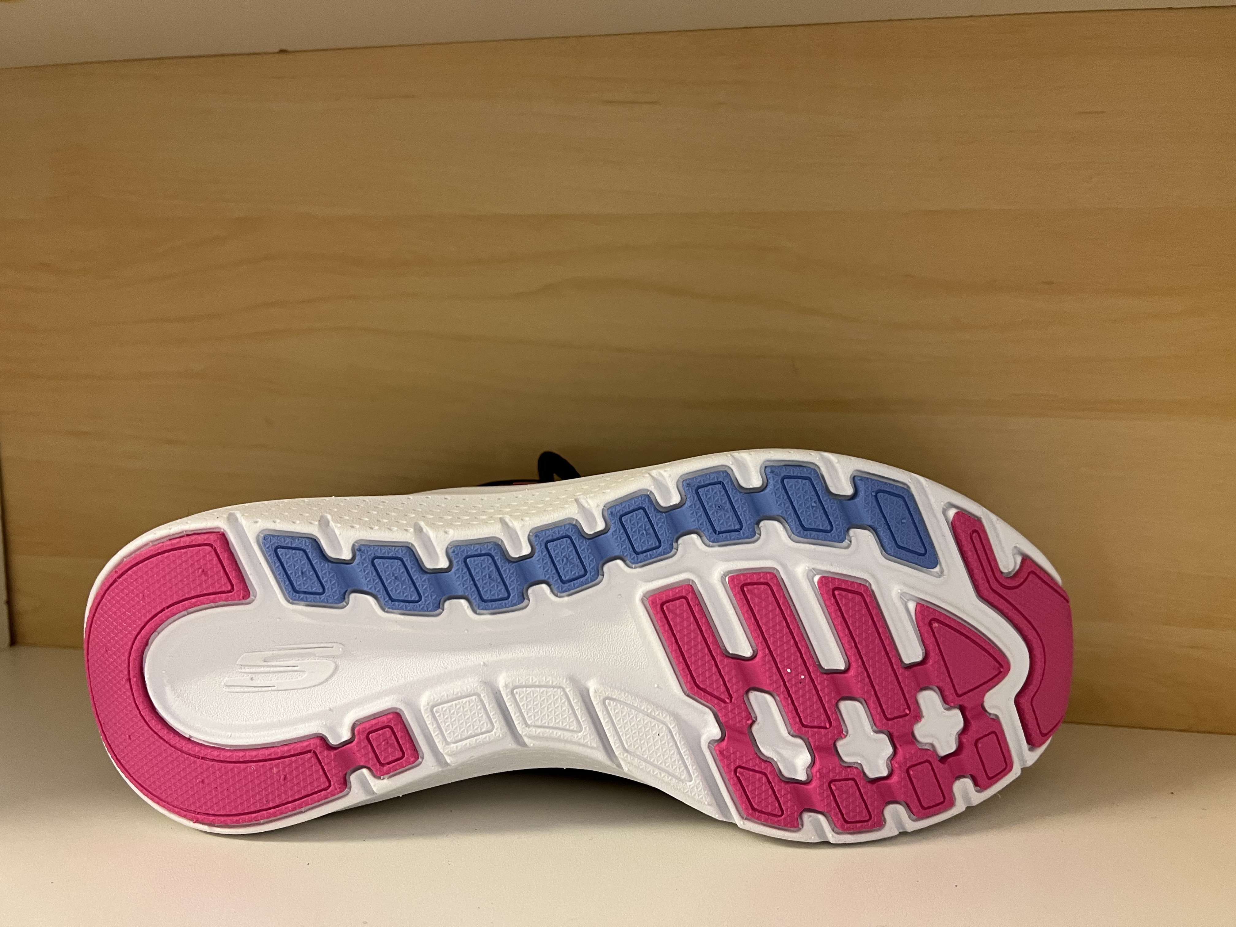 SKECHERS  Womens Arch Fit,  Slip-ins, snörning. Black Hot Pink. - 4