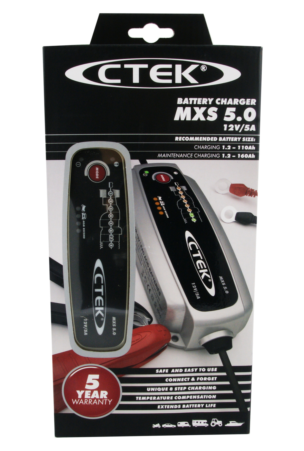 Batteriladdare Multi MXS 5.0 12V 5.0A - 2
