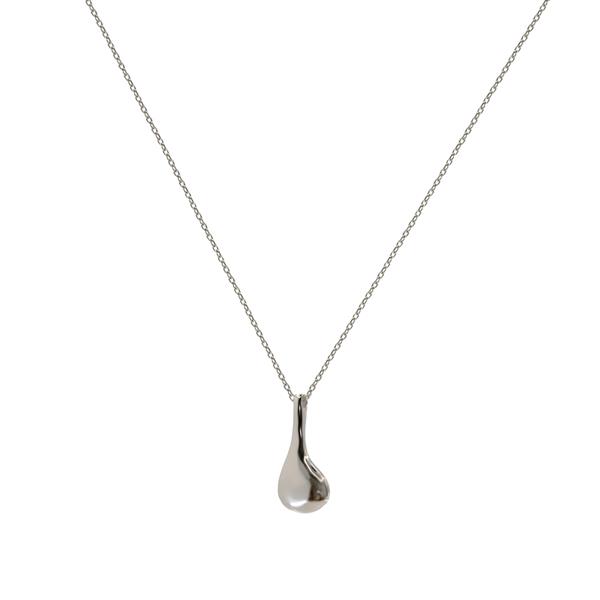 Lineargent Teardrop halsband silver