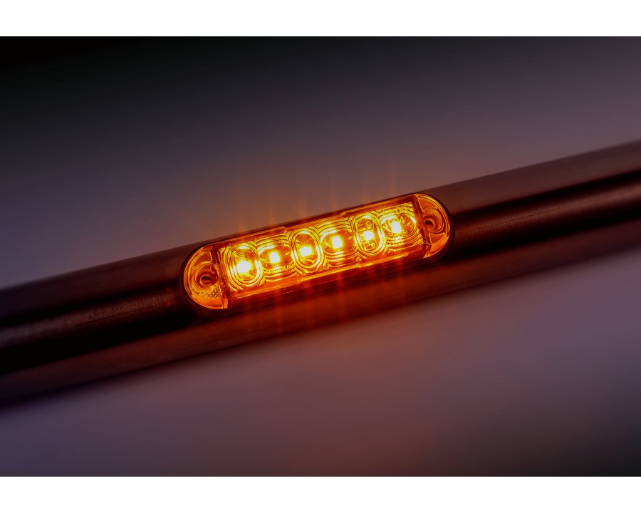 V-Sight Trucker Slim LED Blixtljus 6 Leds multi- rör/planmontage - 4