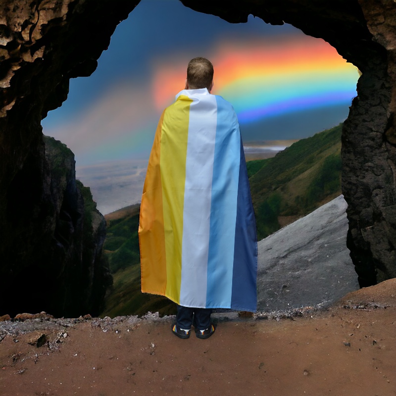 AroAce XL Deluxe Flagge - 6