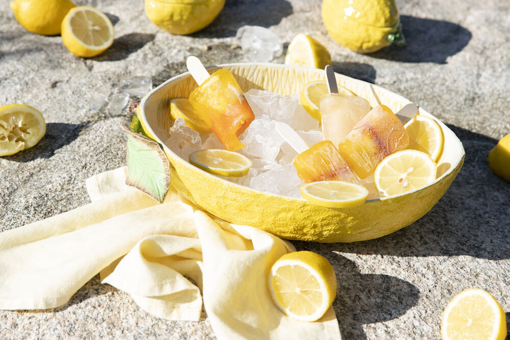 Skål Lemon L gul, Byon - 3