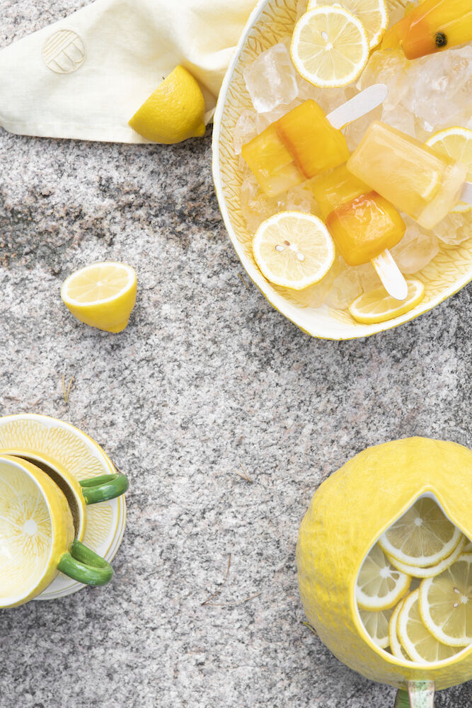 Skål Lemon L gul, Byon - 4