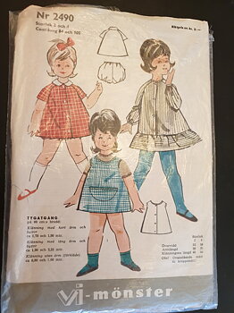 Vi pattern 2490 children's dresses 1960s