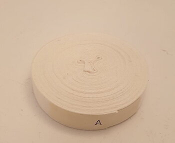 Cotton ribbon white