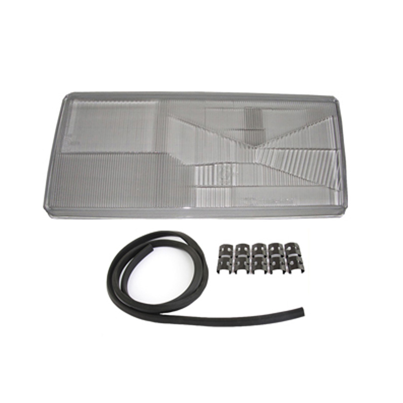 Glass for headlamp