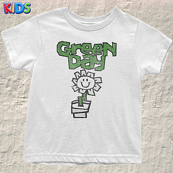 GREEN DAY - KIDS T-SHIRT, FLOWER POT