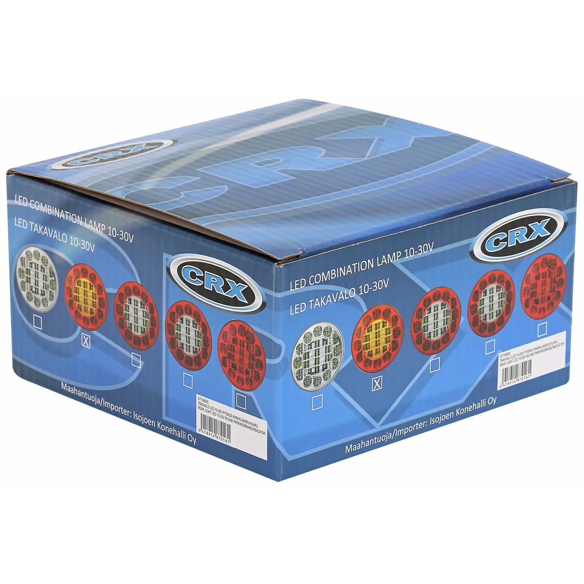 Bakljus LED 10-30V rund parkering/broms/blinker - 2